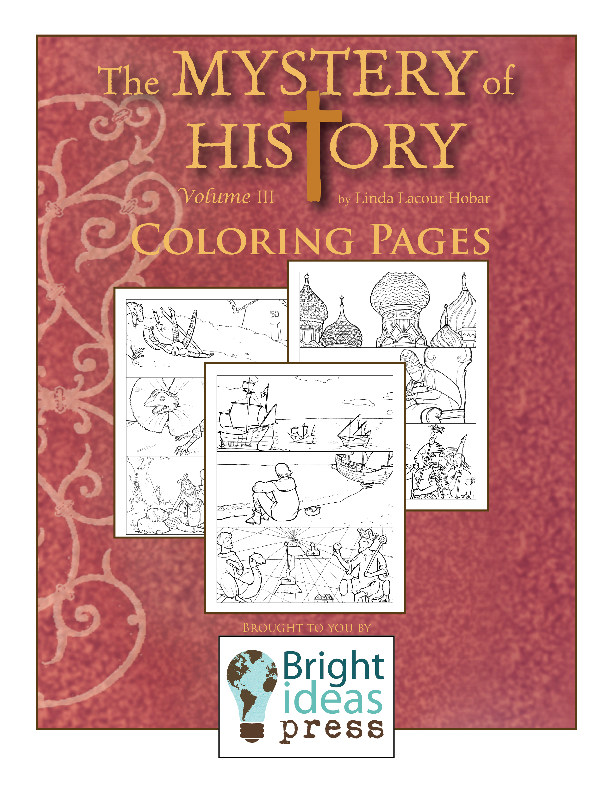 The Mystery of History Volume III Coloring Pages by Bright Ideas Press