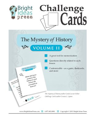 The Mystery of History Volume II Challenge Cards (digital)